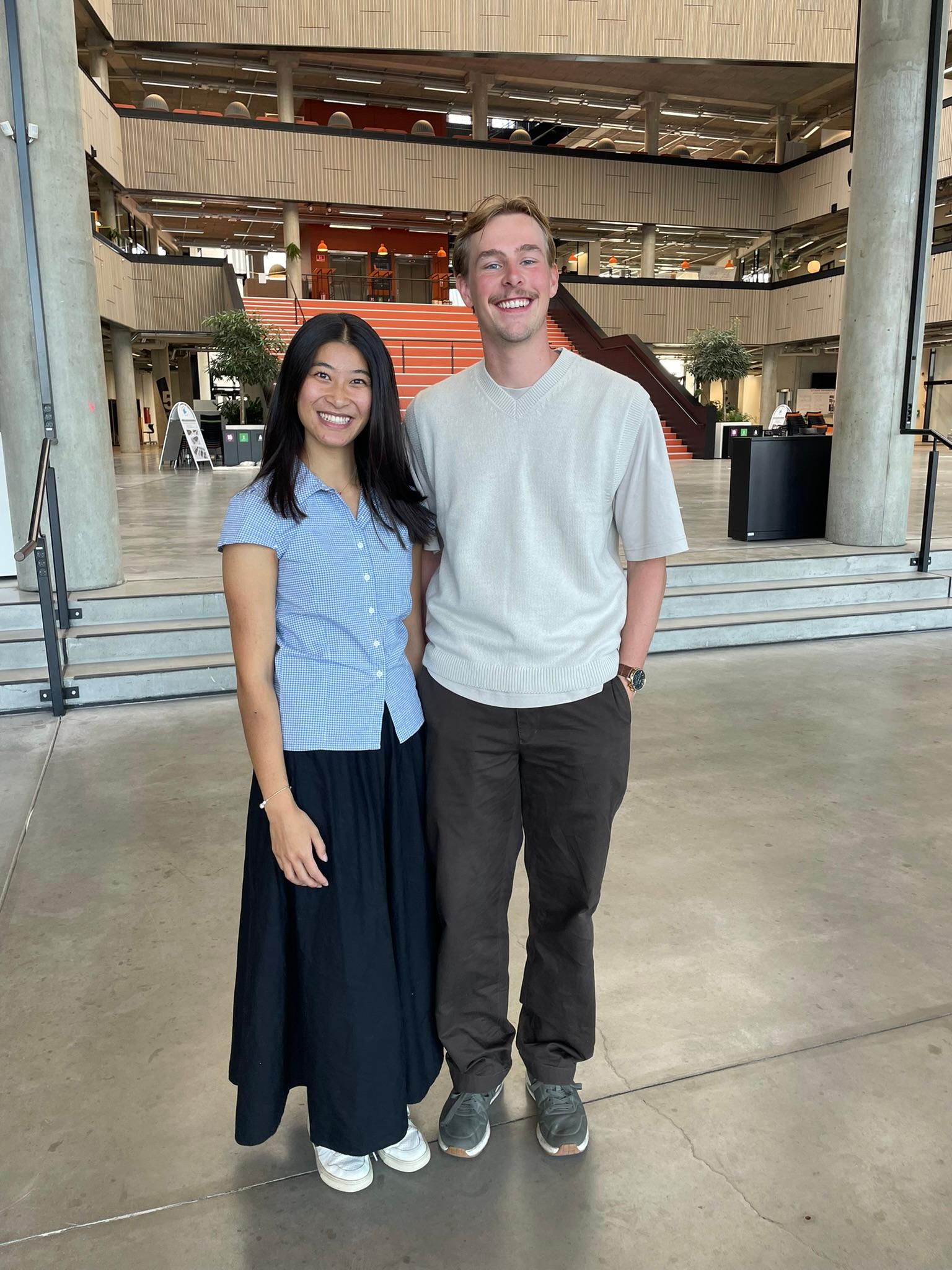 AAU Buddy Koordinatorer Anna og Christoffer